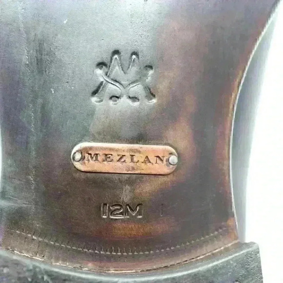 Mezlan Algar Platinum Men's Black Leather Monk Strap Loafers Shoes Size US 12 M - Picture 12 of 12